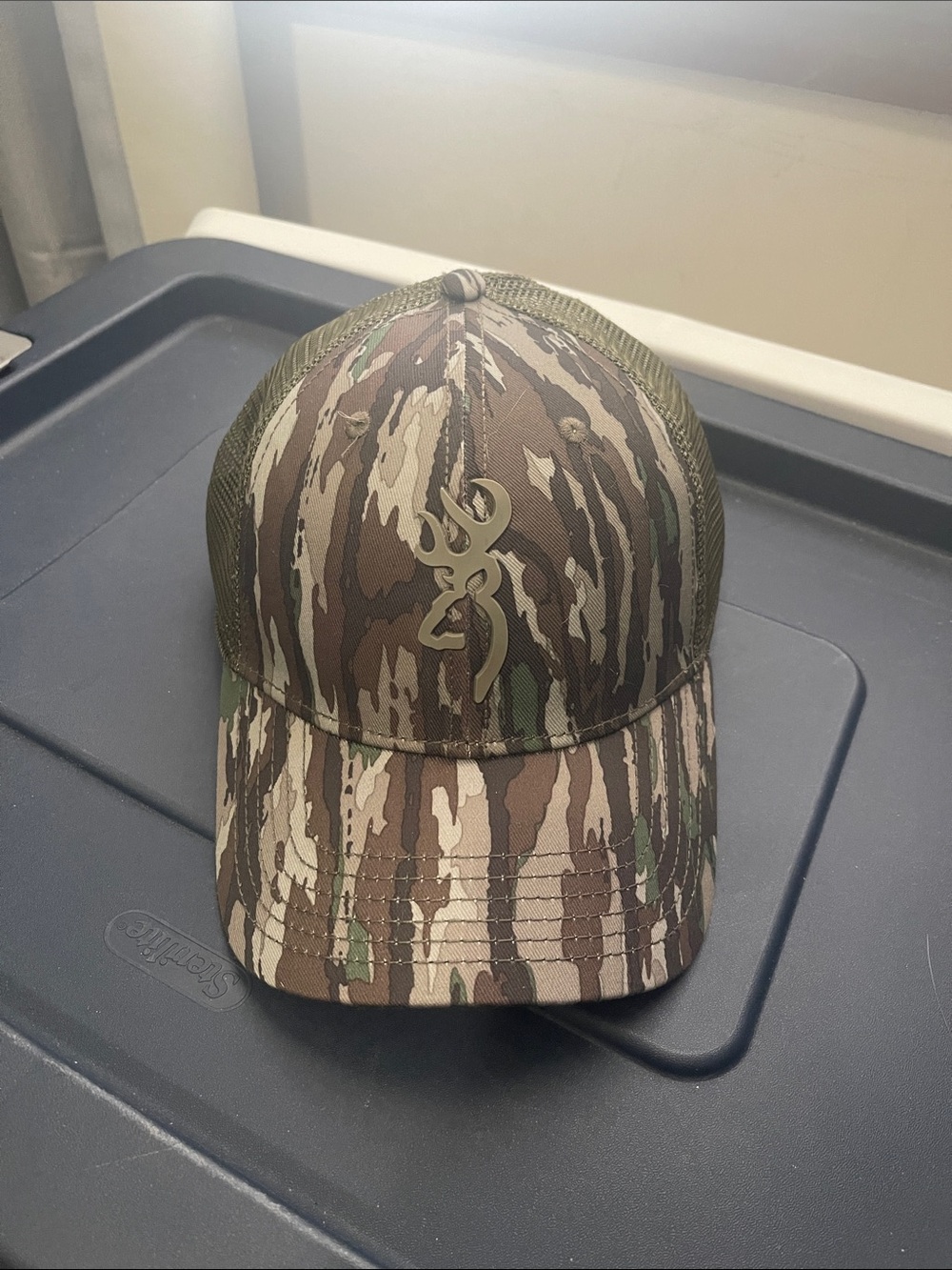 Browning Camouflage Mesh-Back Cap - Olive/Brown